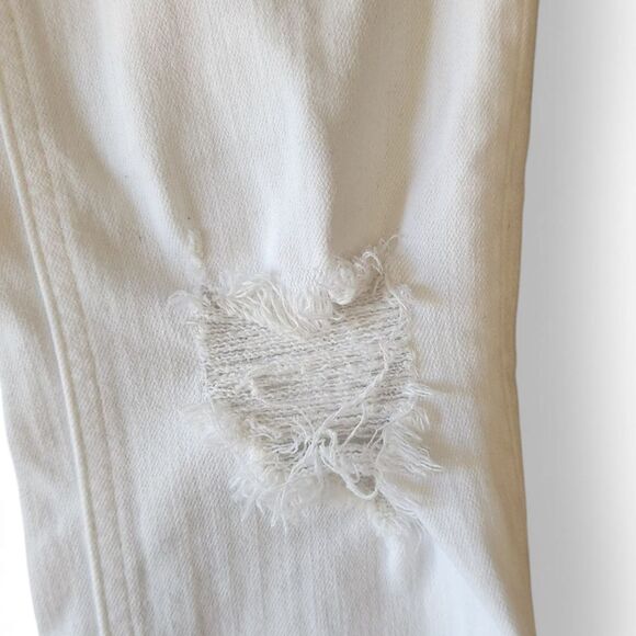 Rag & Bone Distressed White Skinny Full Length. Style - Capri 25 - Picture 9 of 9